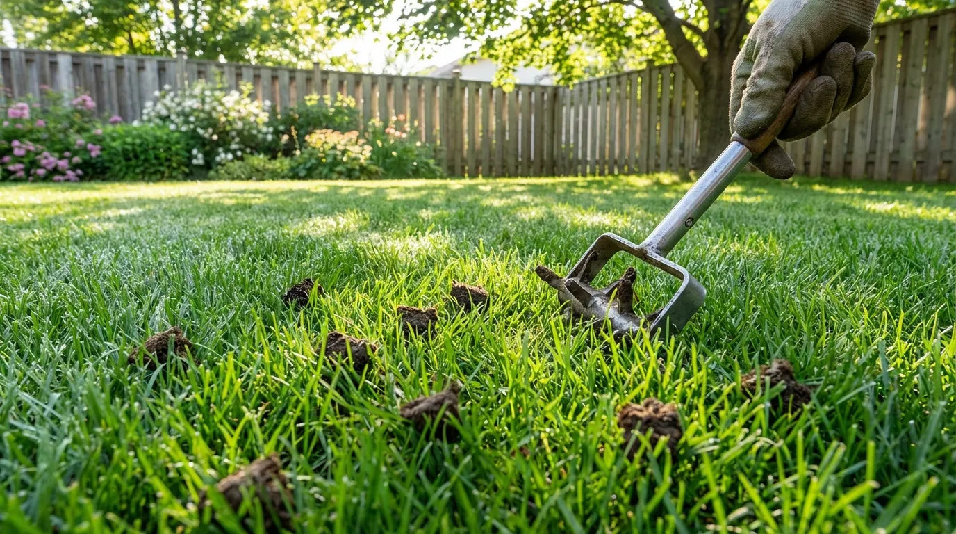 Lawn aeration services in Carver MN